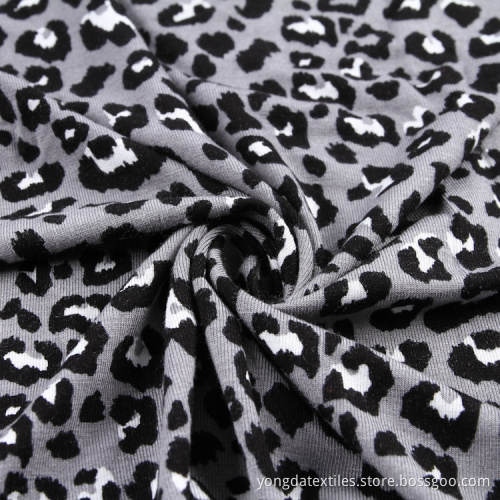 Print Spandex Stocklot Wholesale Cheap Viscose Fabric